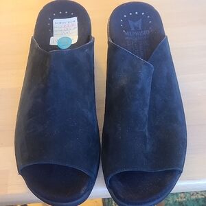 Mephisto Women's Dark Blue Mules